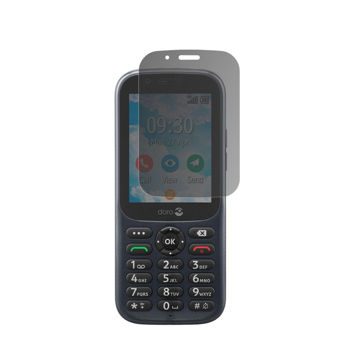 Blickschutzfolie für Doro 730X matt Schutzfolie Pr (2)