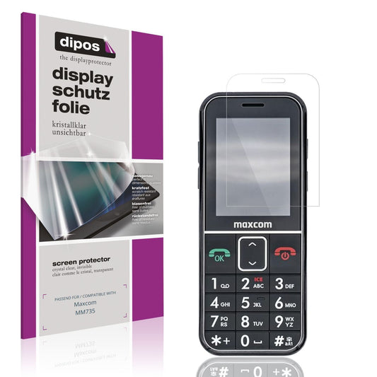 4x Schutzfolie klar für Maxcom MM735 Display-Schut (1)