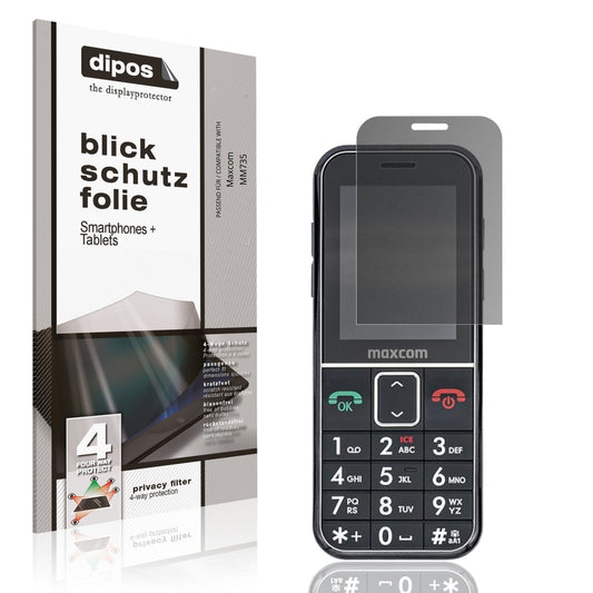 Blickschutzfolie für Maxcom MM735 matt Schutzfolie (1)
