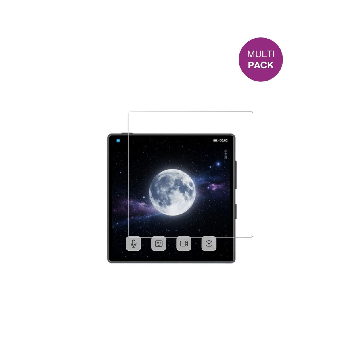 4x Schutzfolie klar für Coolpad Small Cube Display (2)