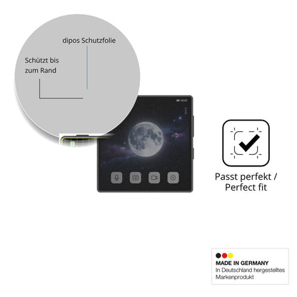 Blickschutzfolie für Coolpad Small Cube matt Schut (4)