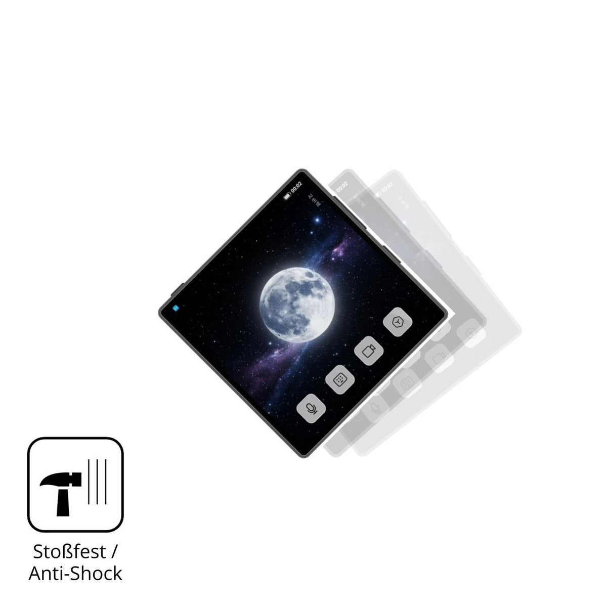 2x 9H Schutzfolie für Coolpad Small Cube Panzerfol (4)