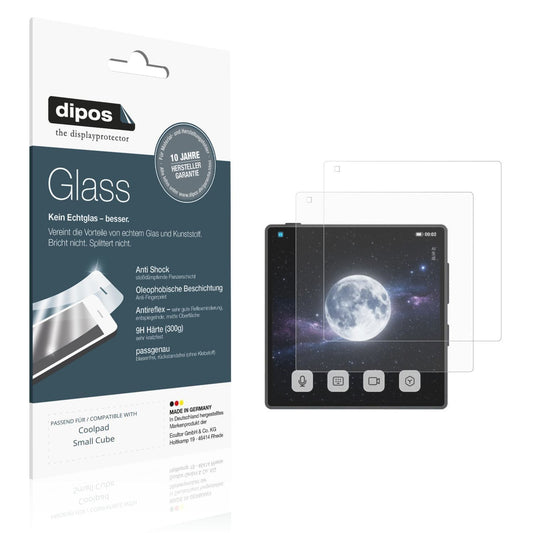 2x 9H Schutzfolie matt für Coolpad Small Cube Panz (1)