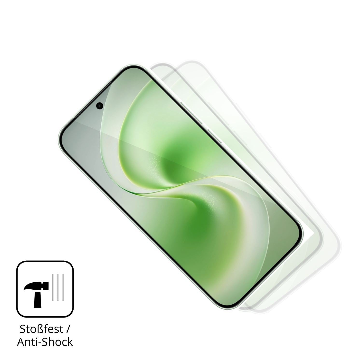 2x 9H Schutzfolie für Vivo S60 Vitality Panzerfoli (4)