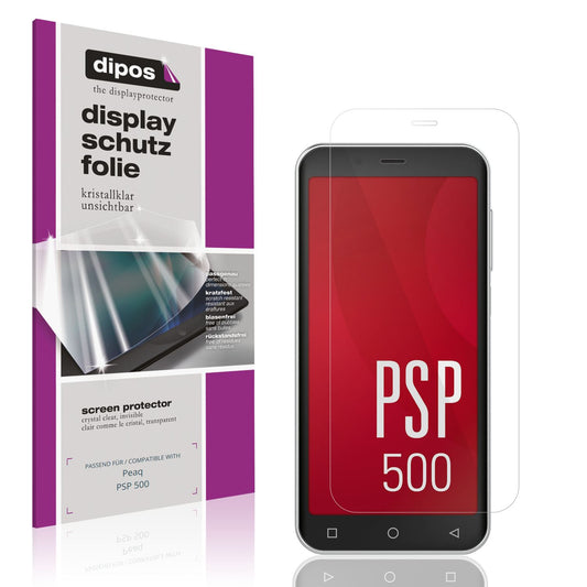 4x Schutzfolie klar für Peaq PSP 500 Display-Schut (1)