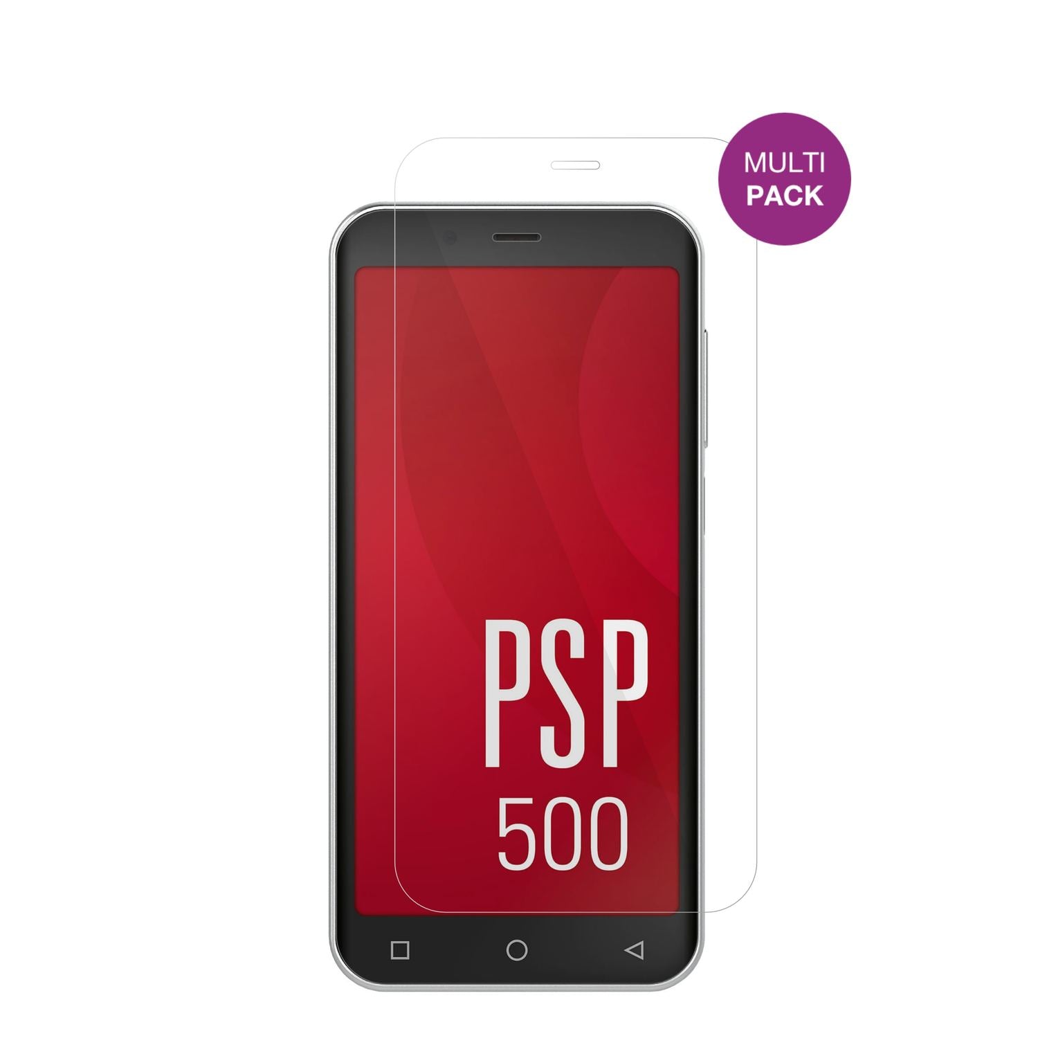 4x Schutzfolie klar für Peaq PSP 500 Display-Schut (2)