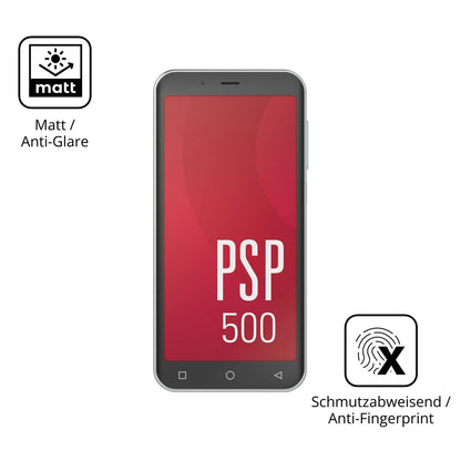 4x Schutzfolie matt für Peaq PSP 500 Display-Schut (5)