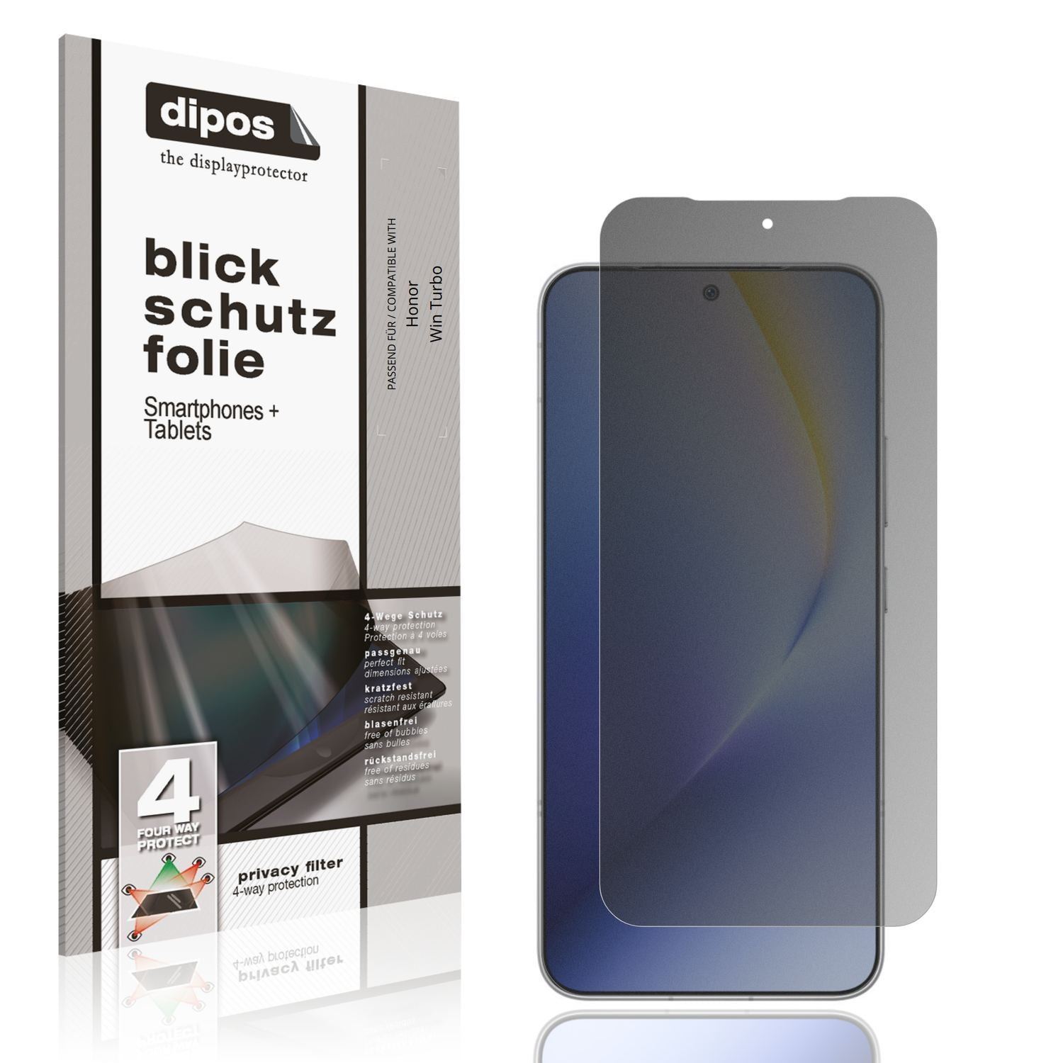 Blickschutzfolie für Honor Win Turbo matt Schutzfo (1)