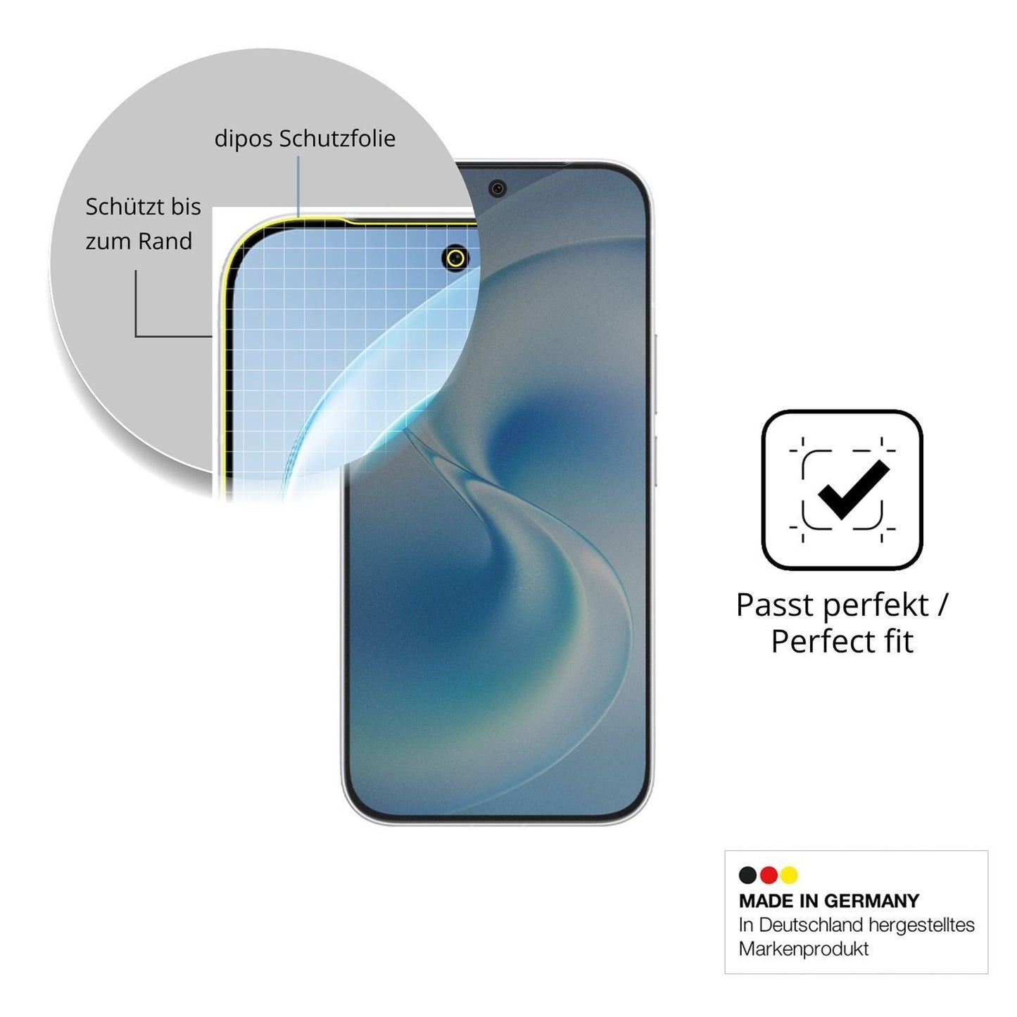 Blickschutzfolie für Vivo S60 matt Schutzfolie Pri (4)