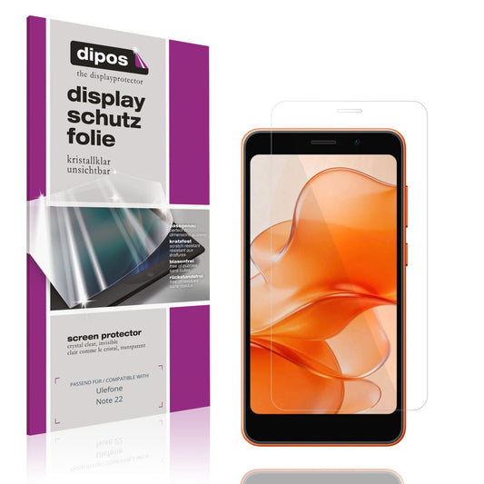 4x Schutzfolie klar für Ulefone Note 22 Display-Sc (1)