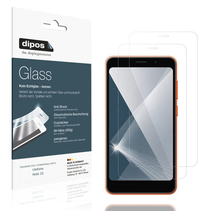 2x 9H Schutzfolie für Ulefone Note 22 Panzerfolie (1)