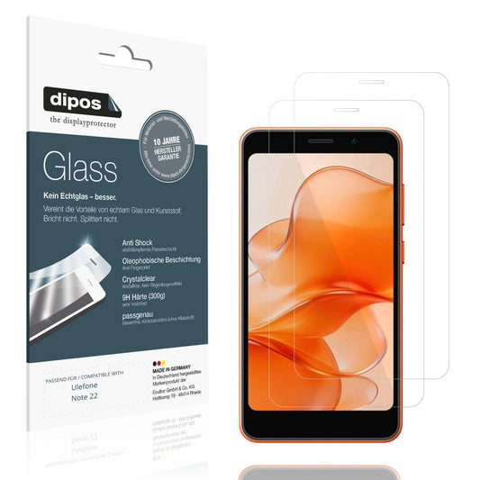 2x 9H Schutzfolie für Ulefone Note 22 Panzerfolie (1)