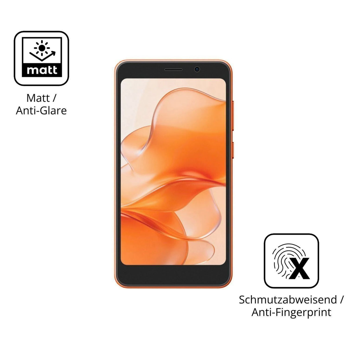 2x 9H Schutzfolie matt für Ulefone Note 22 Panzerf (5)