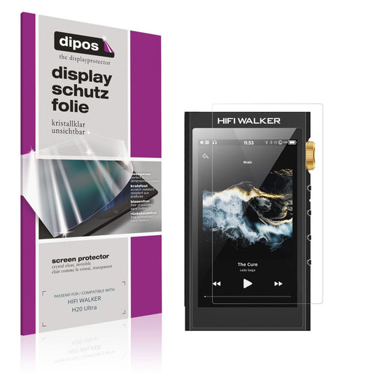 4x Schutzfolie klar für HIFI WALKER H20 Ultra Disp (1)