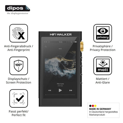 Blickschutzfolie für HIFI WALKER H20 Ultra matt Sc (5)
