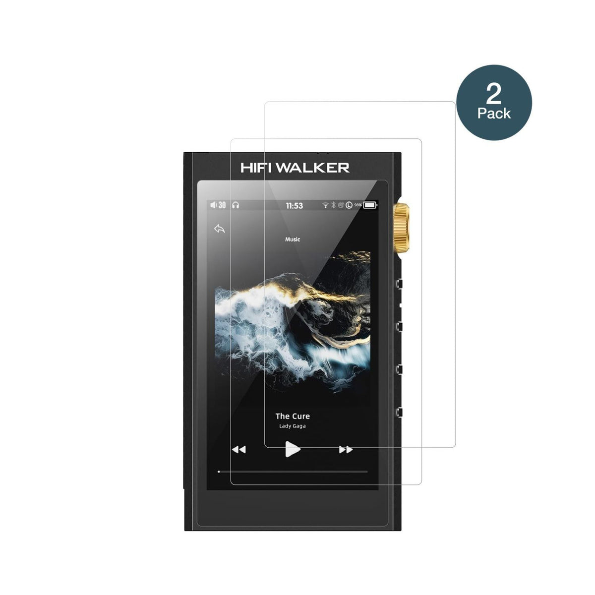 2x 9H Schutzfolie für HIFI WALKER H20 Ultra Panzer (2)