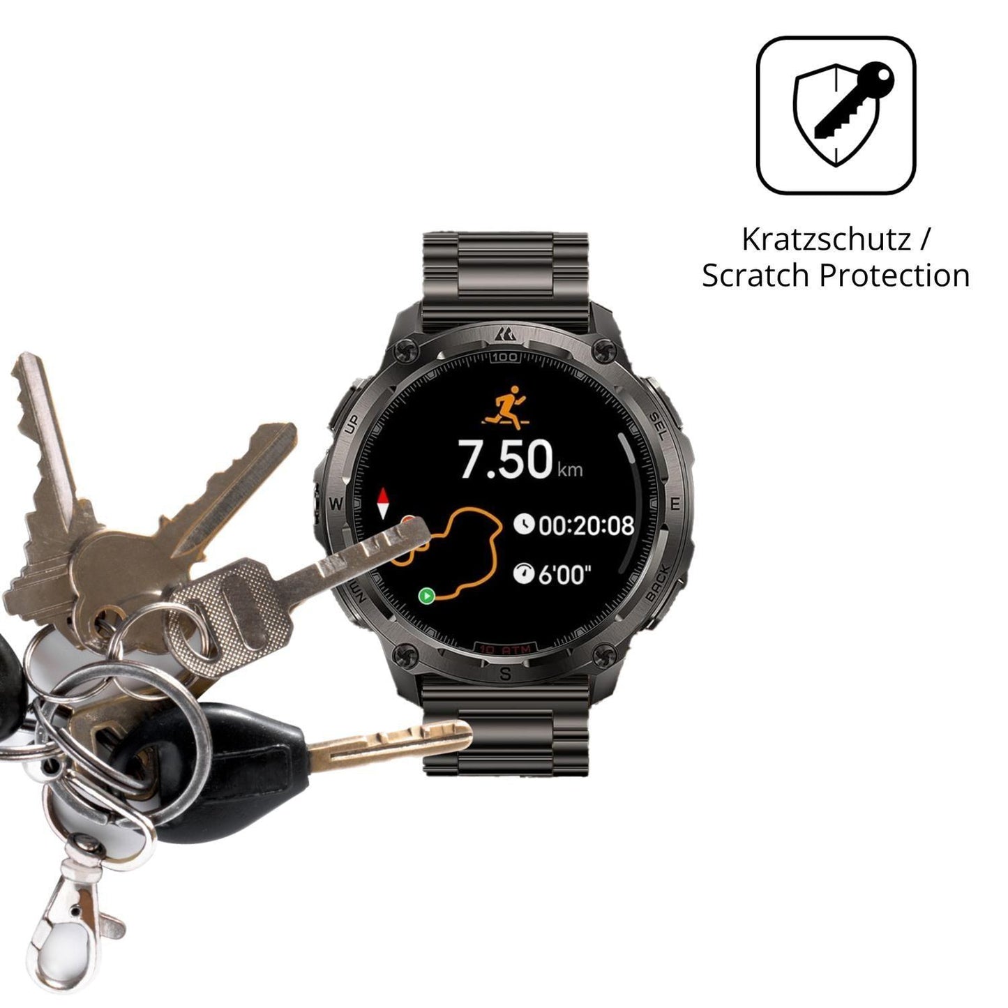 6x Schutzfolie klar für KOSPET TANK T4 SE Display- (4)
