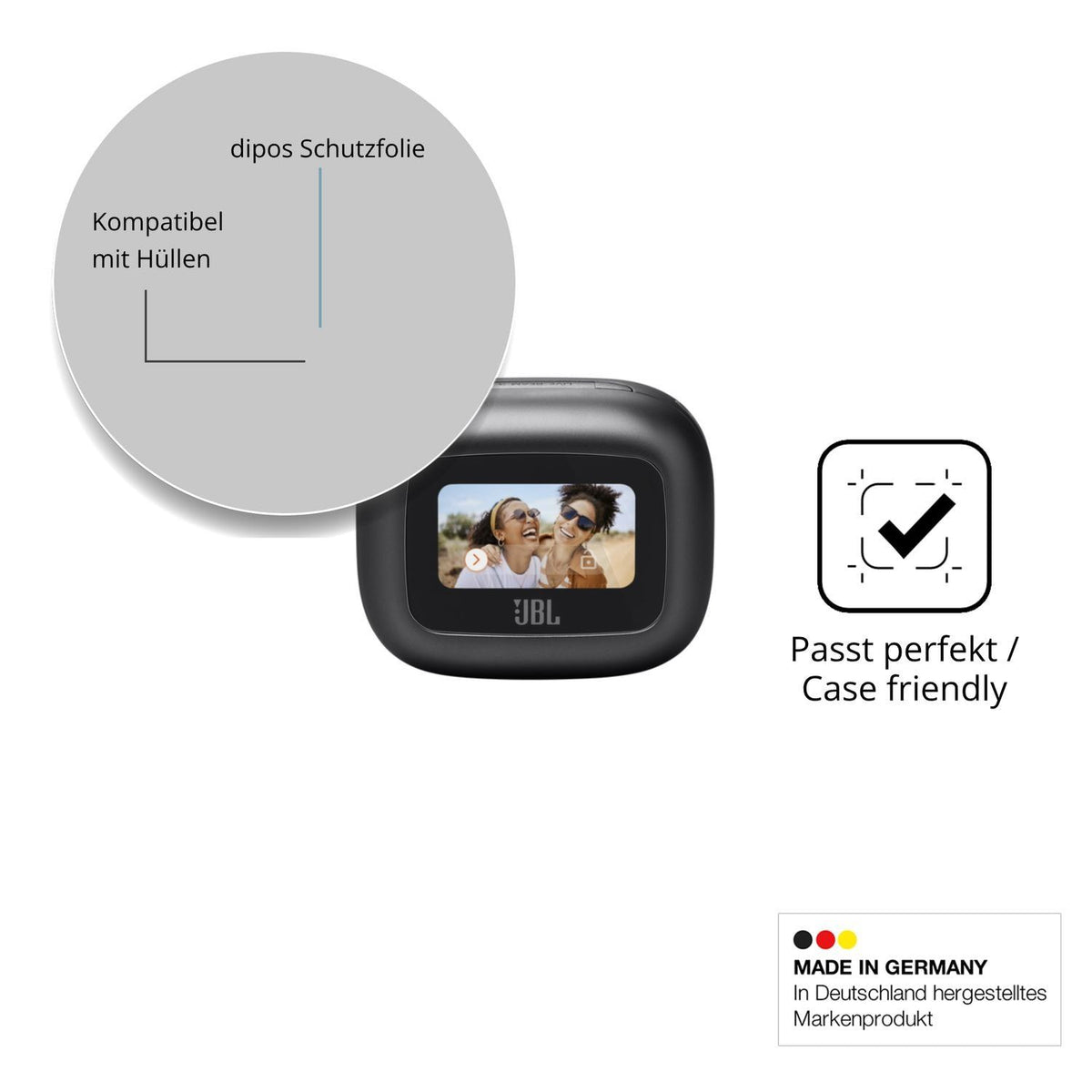 6x Schutzfolie klar für JBL Live Beam 3 Display-Sc (6)