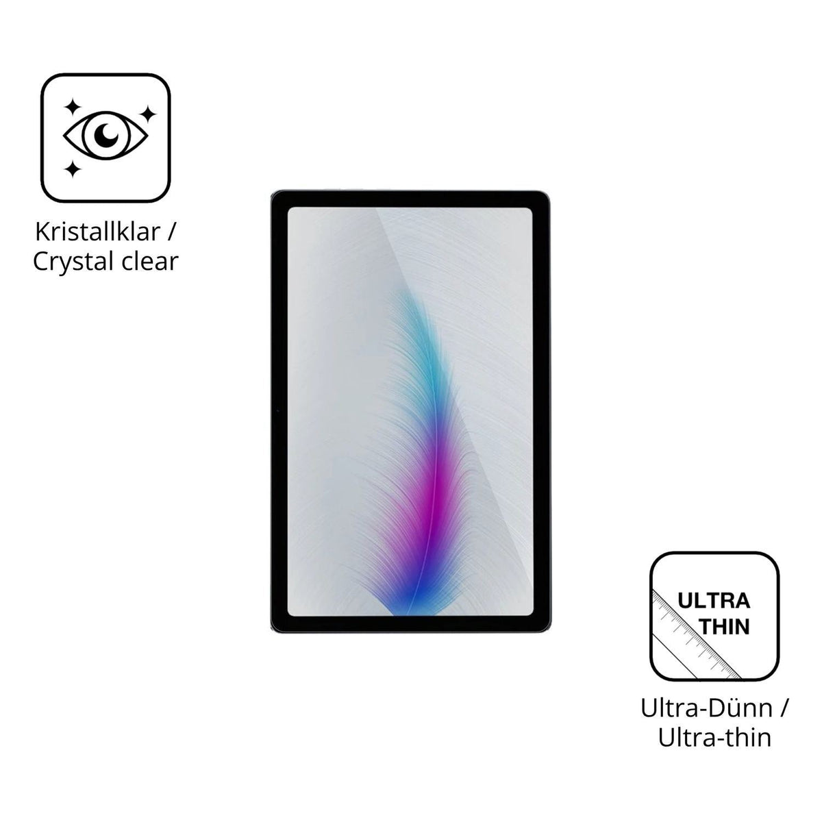 2x Schutzfolie klar für Hotwav Pad 8 Display-Schut (5)
