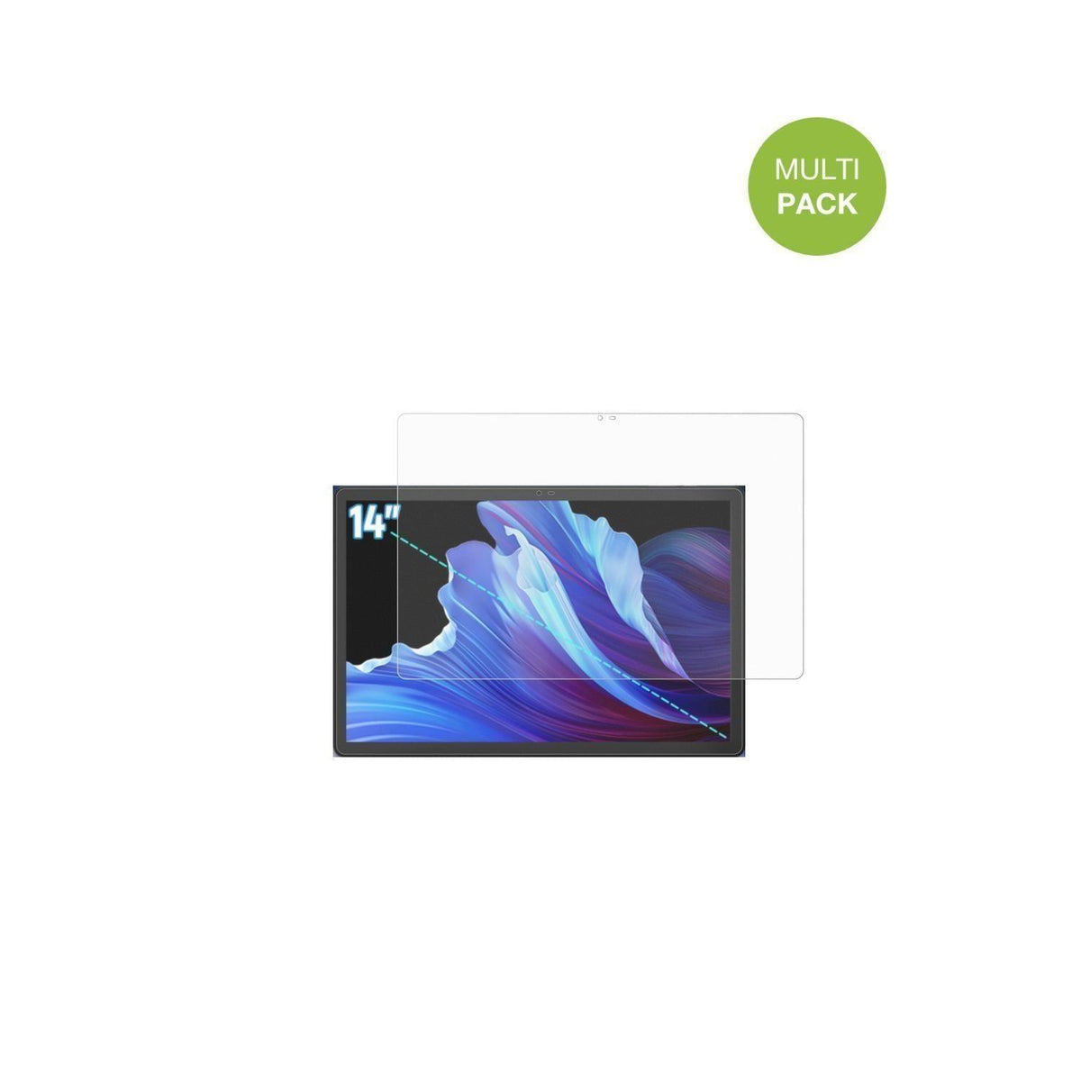 2x Schutzfolie matt für Byxsb G140L Display-Schutz (2)