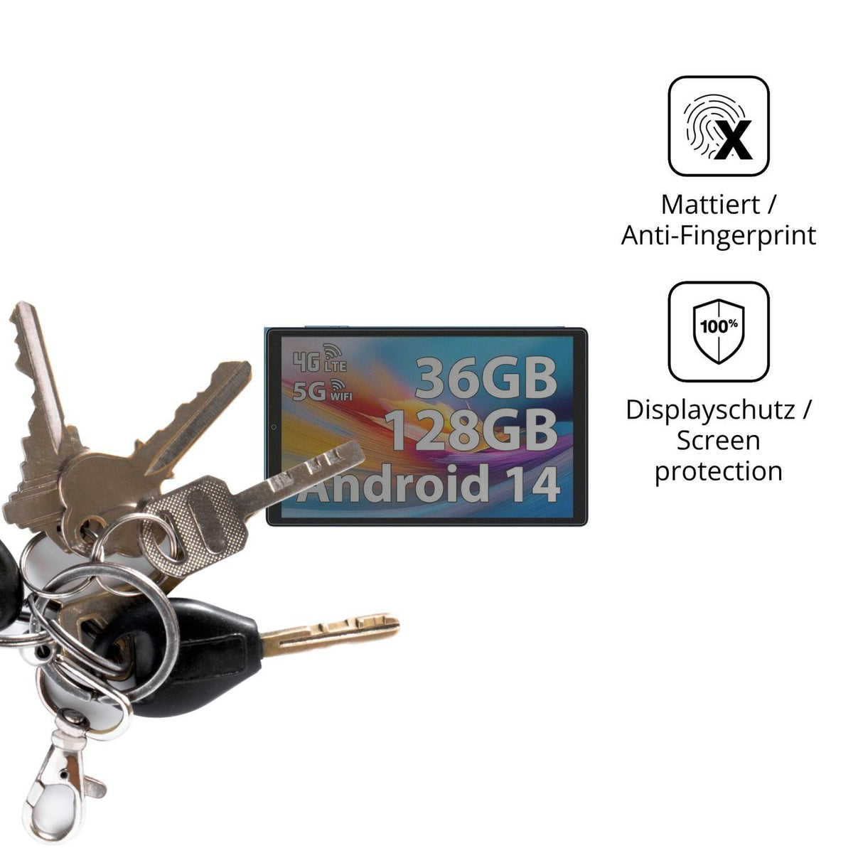 Blickschutzfolie für PIXGOOD L60 matt Schutzfolie  (3)