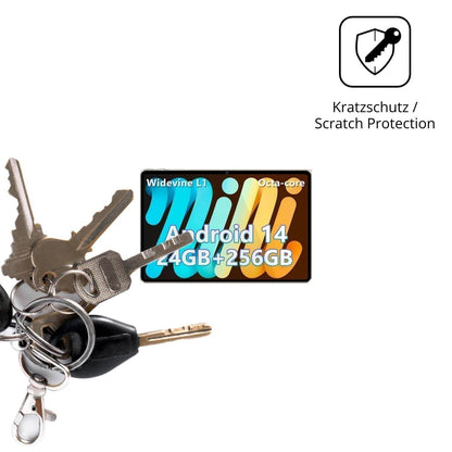 2x Schutzfolie klar für Dghrti Tab 50 11 Zoll Disp (4)