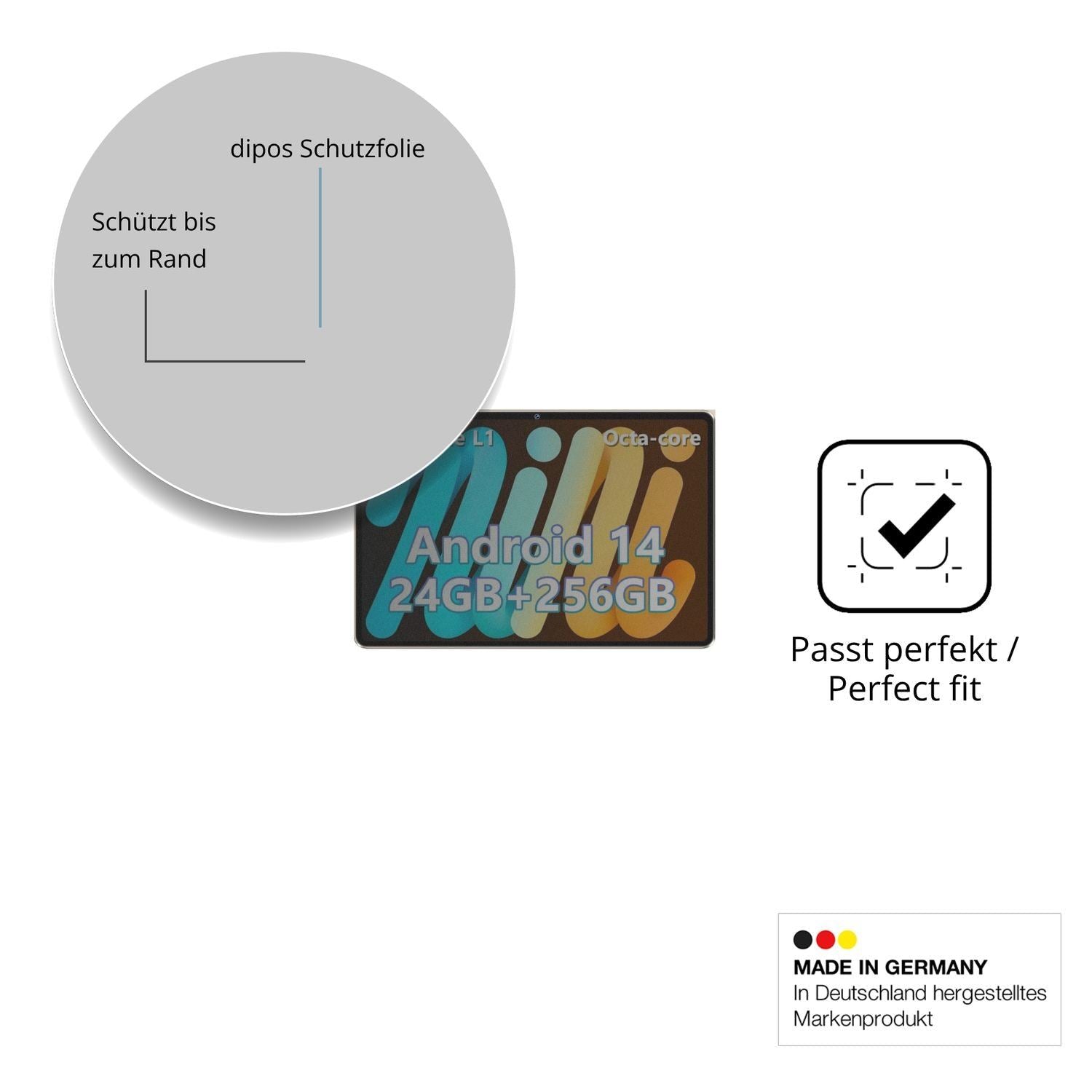 Blickschutzfolie für Dghrti Tab 50 11 Zoll matt Sc (4)