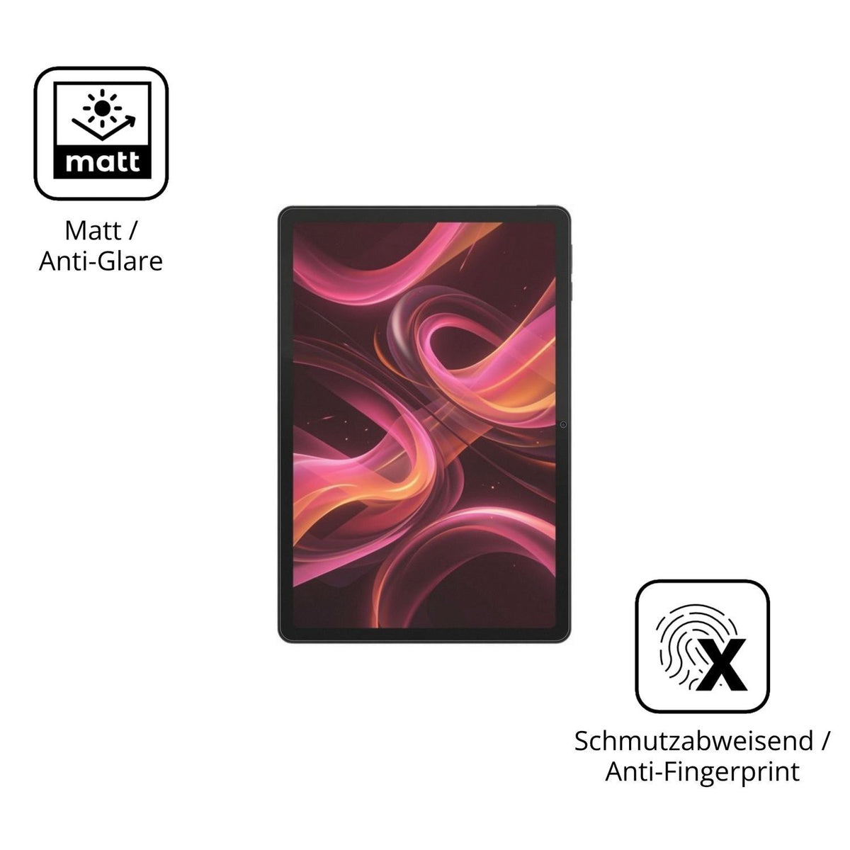 2x Schutzfolie matt für Acer Iconia Duo D12 Displa (5)