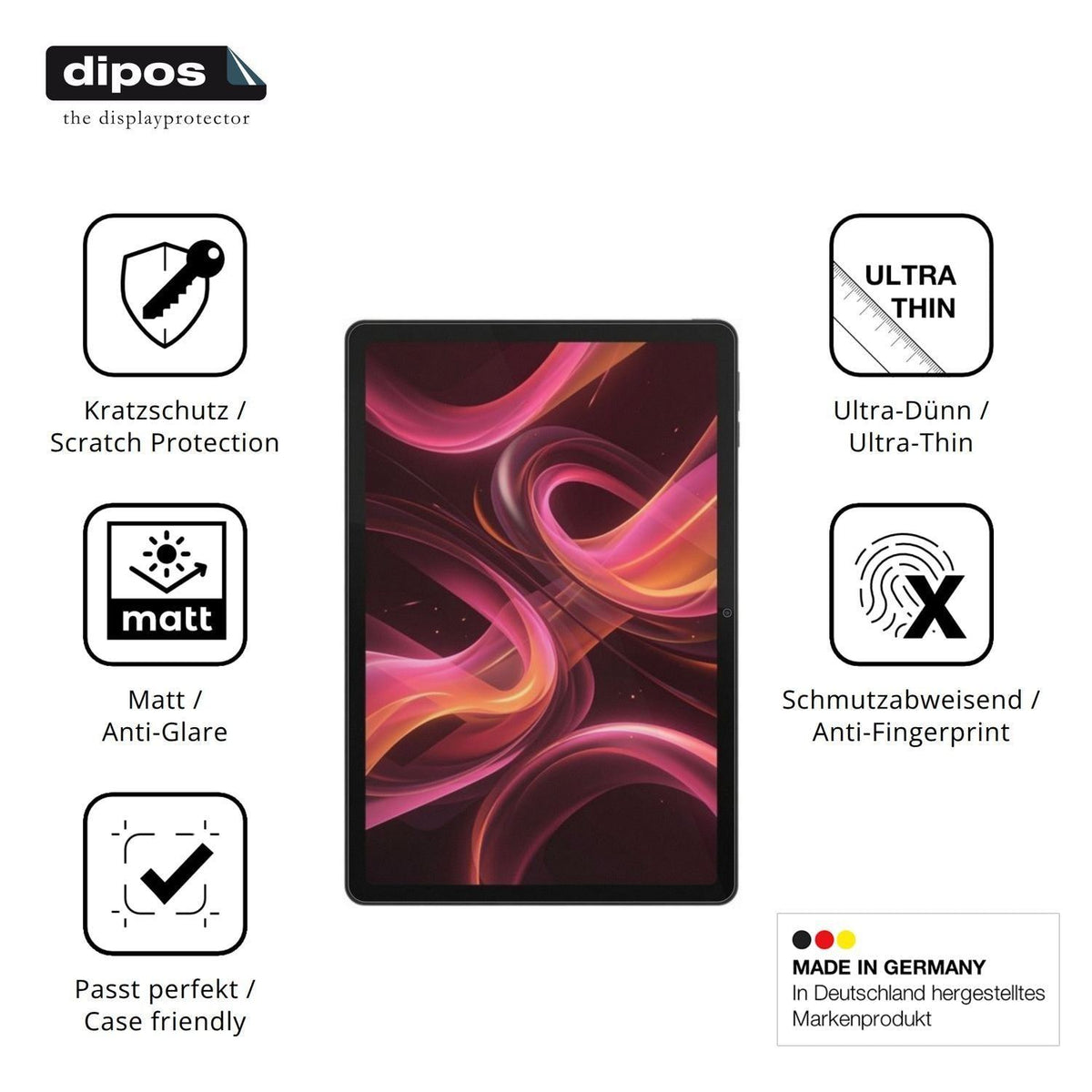 2x Schutzfolie matt für Acer Iconia Duo D12 Displa (7)