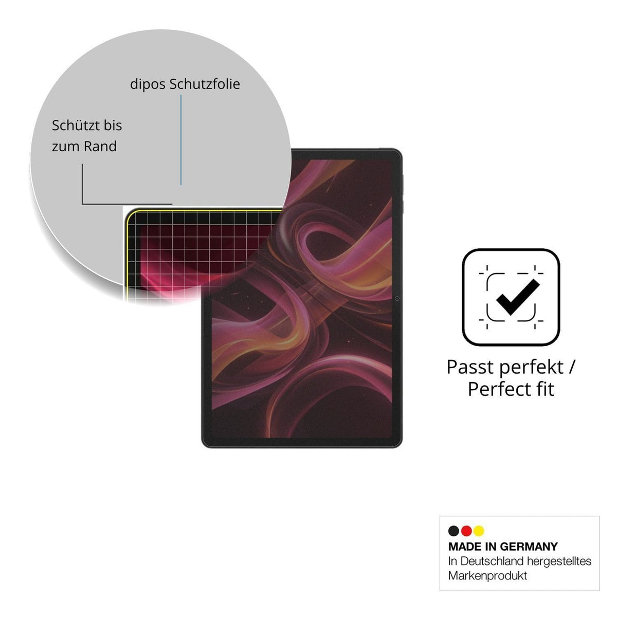 Blickschutzfolie für Acer Iconia Duo D12 matt Schu (4)