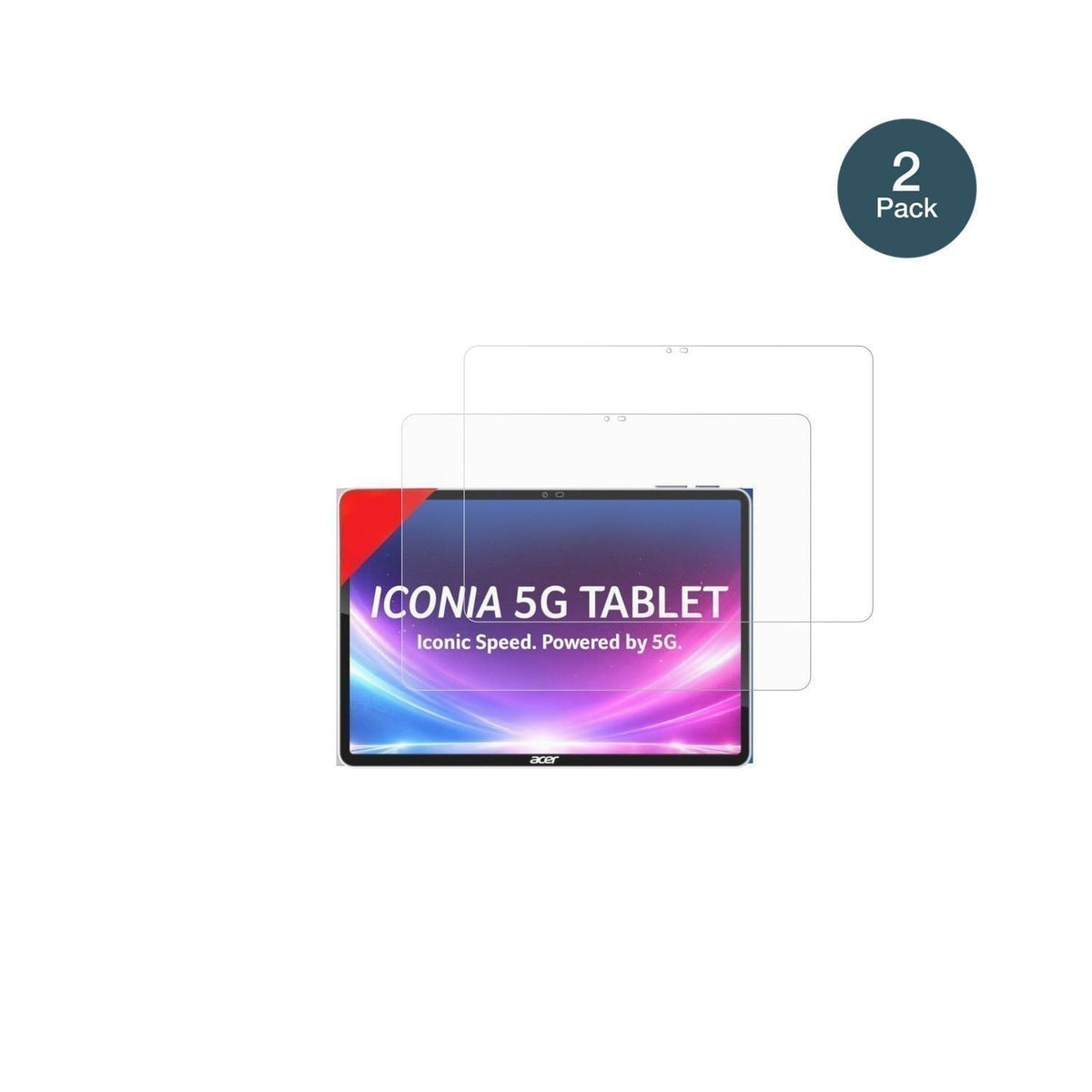 2x 9H Schutzfolie matt für Acer Iconia iM11 Panzer (2)