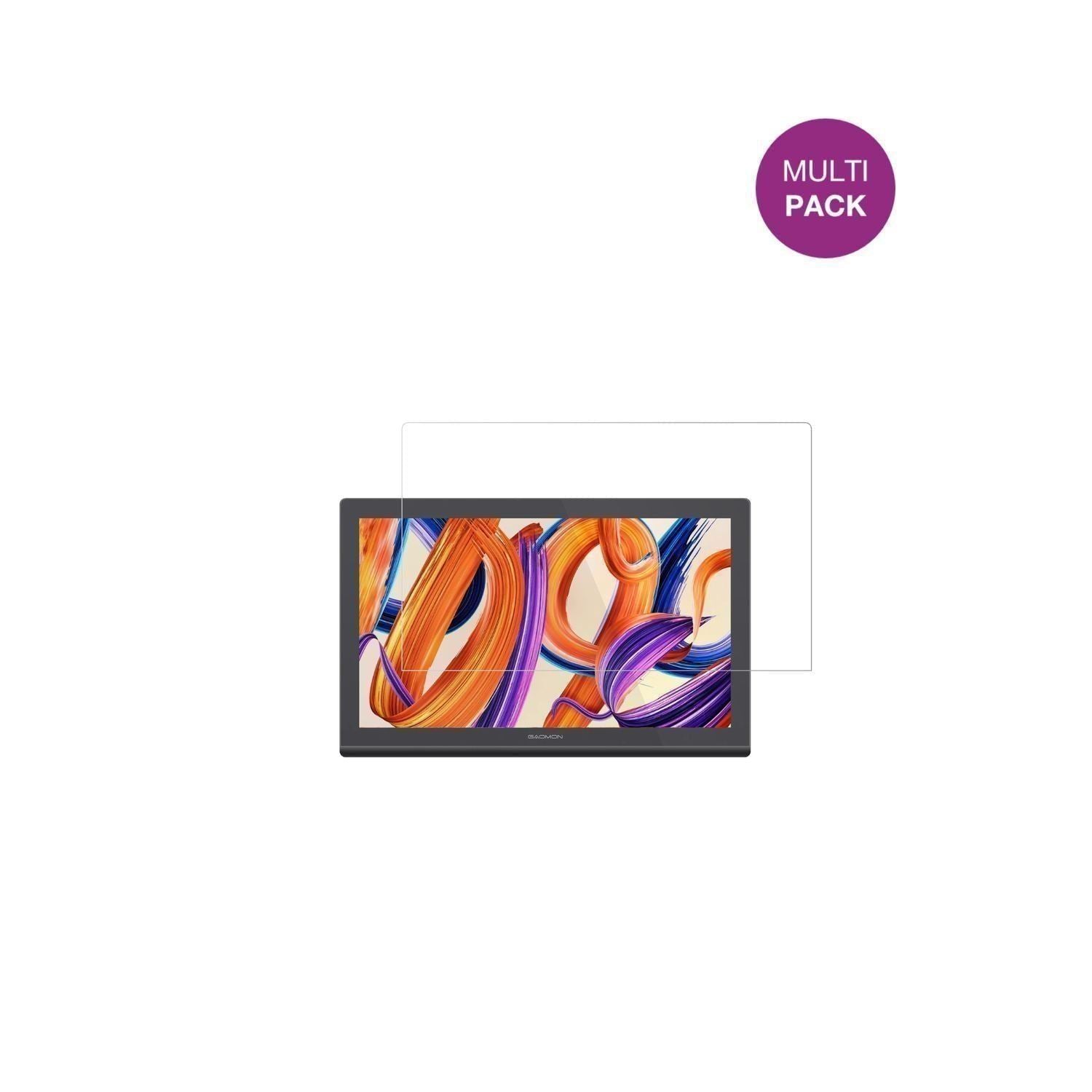 2x Schutzfolie klar für Gaomon Pro 19 Display-Schu (2)