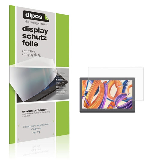 2x Schutzfolie matt für Gaomon Pro 19 Display-Schu (1)