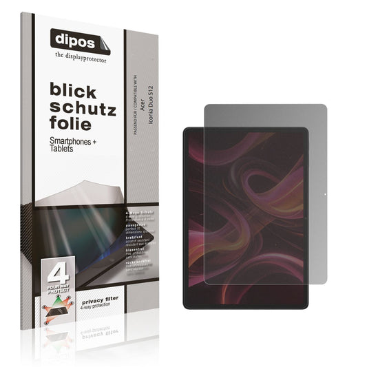 Blickschutzfolie für Acer Iconia Duo S12 matt Schu (1)