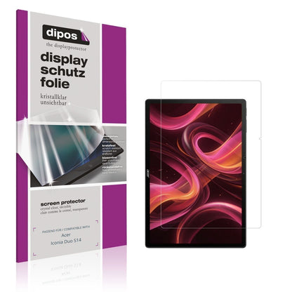 2x Schutzfolie klar für Acer Iconia Duo S14 Displa (1)