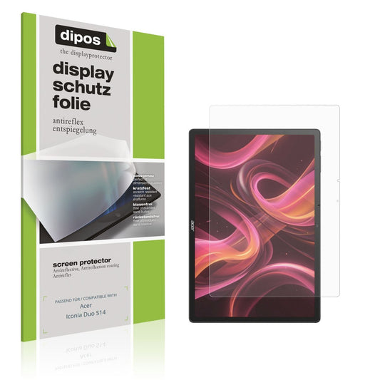 2x Schutzfolie matt für Acer Iconia Duo S14 Displa (1)