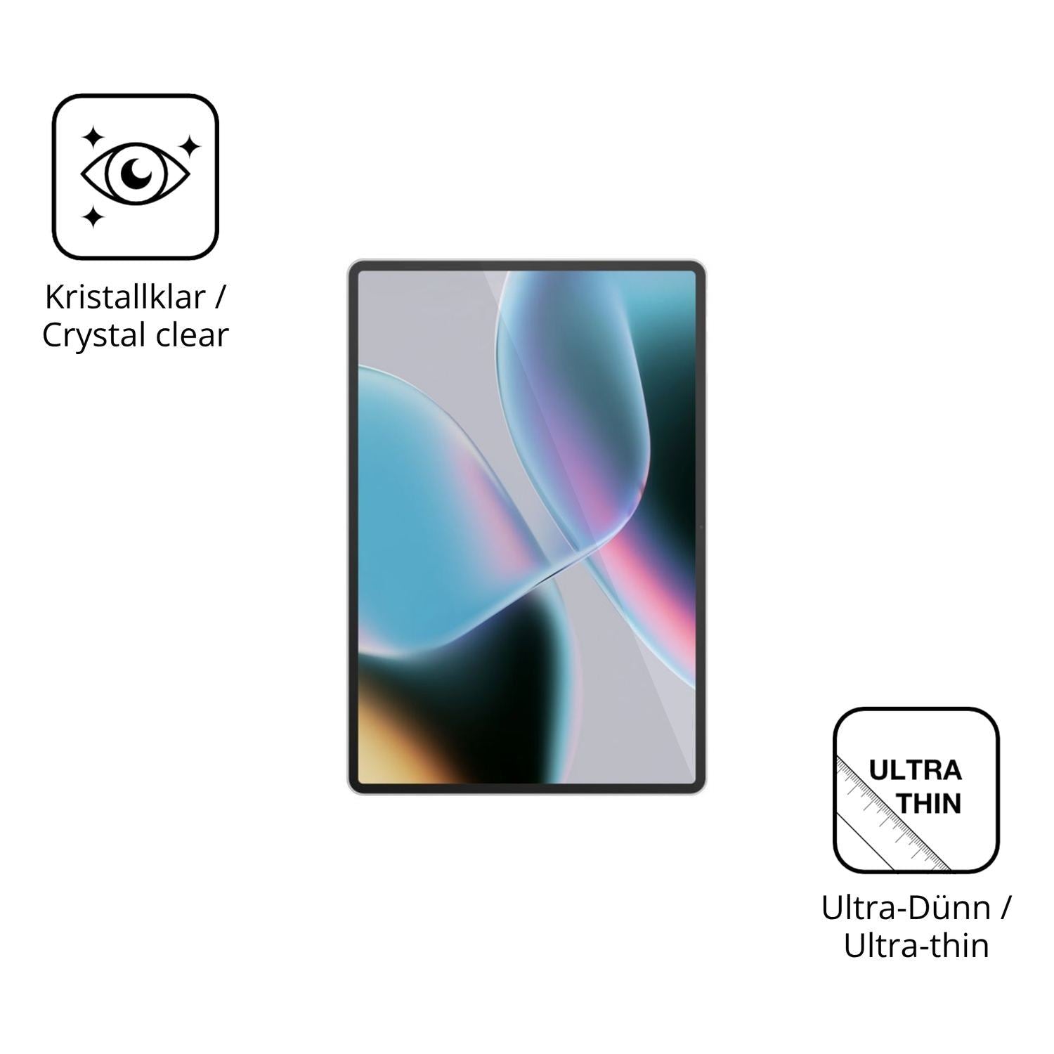 2x Schutzfolie klar für Asus Pad T3201 Display-Sch (5)