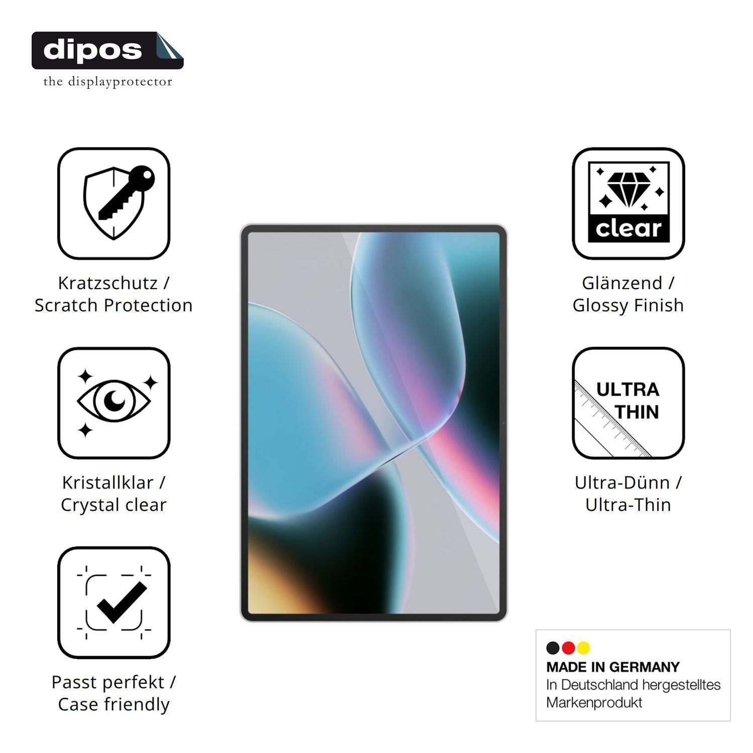 2x Schutzfolie klar für Asus Pad T3201 Display-Sch (7)