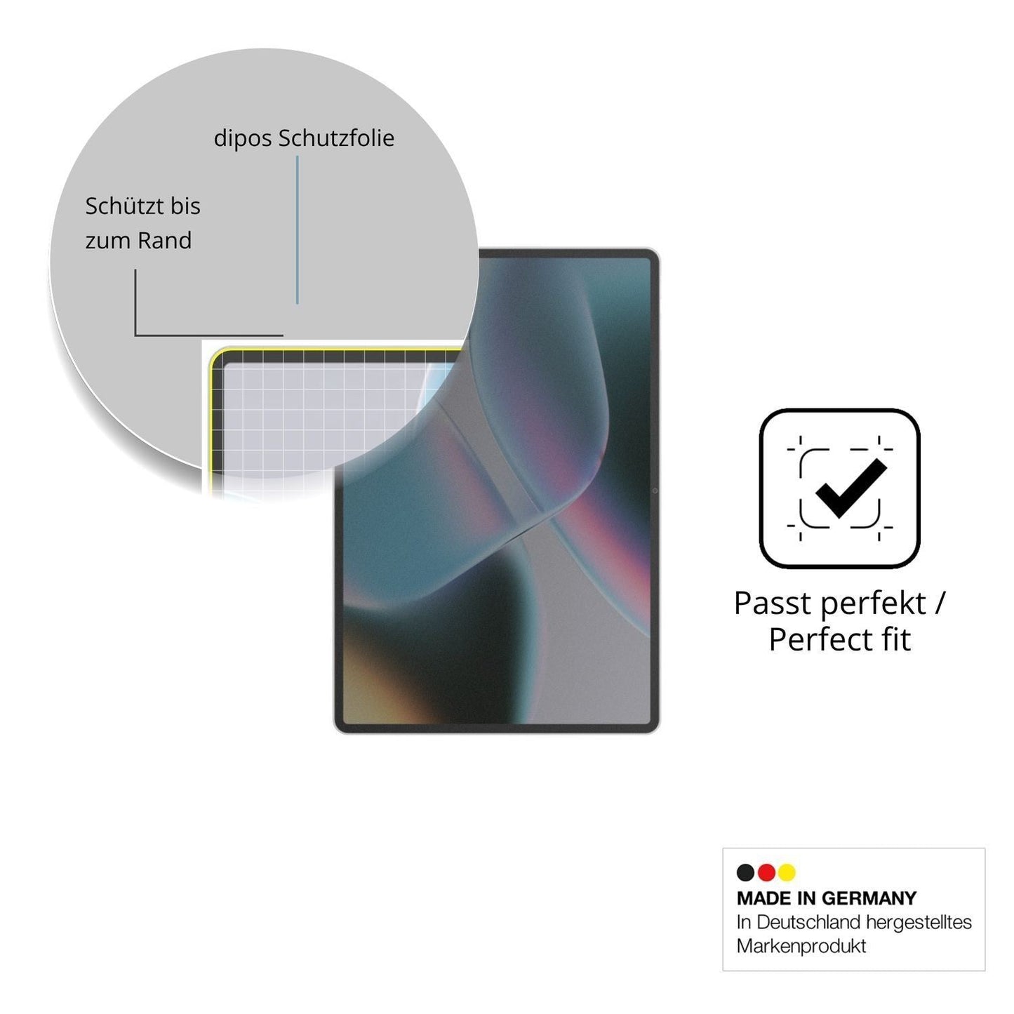 Blickschutzfolie für Asus Pad T3201 matt Schutzfol (4)