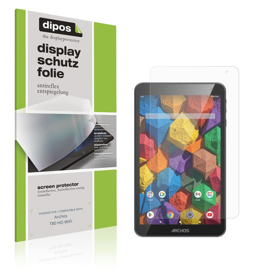 2x Schutzfolie matt für Archos T80 HD WiFi Display (1)