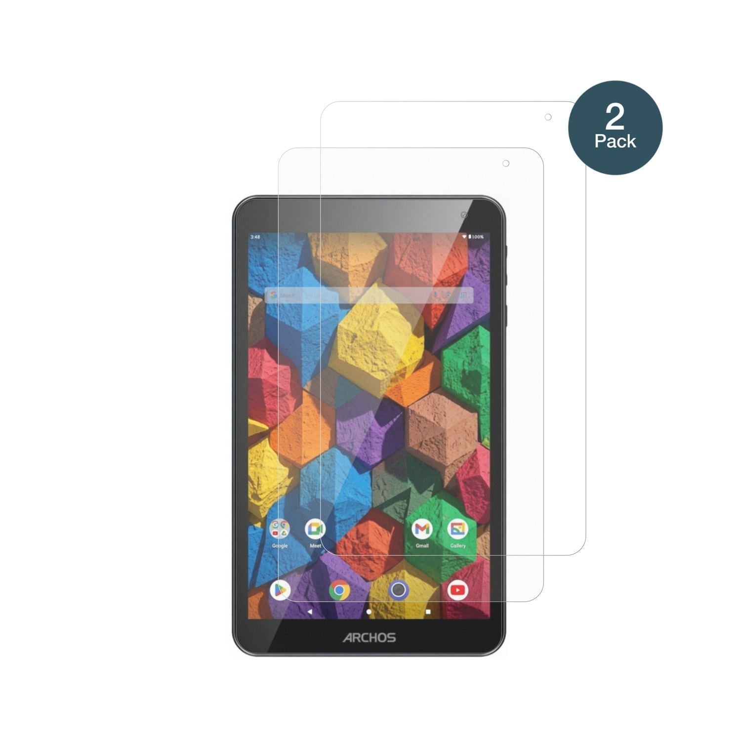 2x 9H Schutzfolie matt für Archos T80 HD WiFi Panz (2)