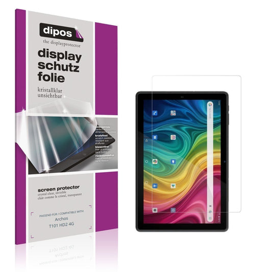 2x Schutzfolie klar für Archos T101 HD2 4G Display (1)