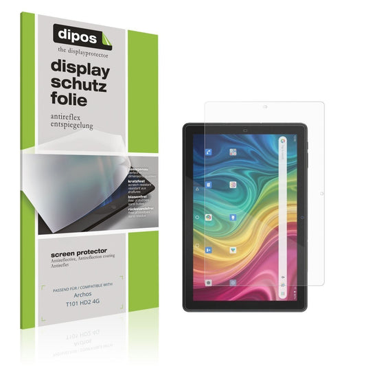 2x Schutzfolie matt für Archos T101 HD2 4G Display (1)