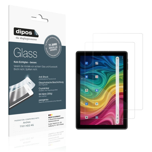 2x 9H Schutzfolie für Archos T101 HD2 4G Panzerfol (1)