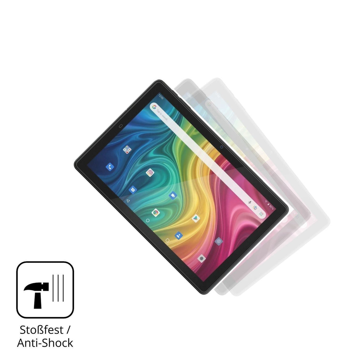 2x 9H Schutzfolie matt für Archos T101 HD2 4G Panz (4)