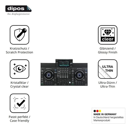 2x Schutzfolie klar für Denon SC Live 4 Jog Wheel  (7)