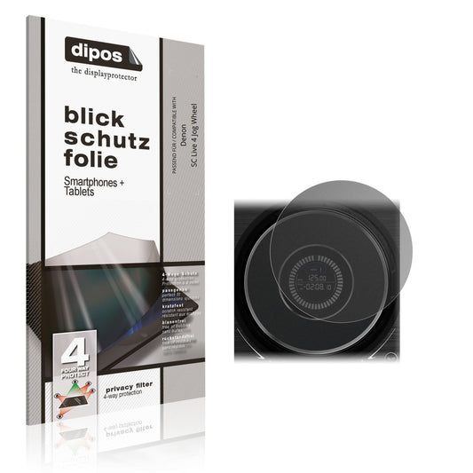Blickschutzfolie für Denon SC Live 4 Jog Wheel mat (1)