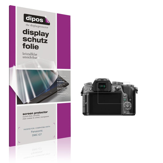 4x Schutzfolie klar für Panasonic DMC-G7 Display-S (1)