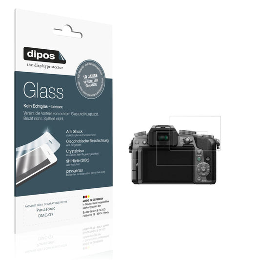 2x 9H Schutzfolie für Panasonic DMC-G7 Panzerfolie (1)
