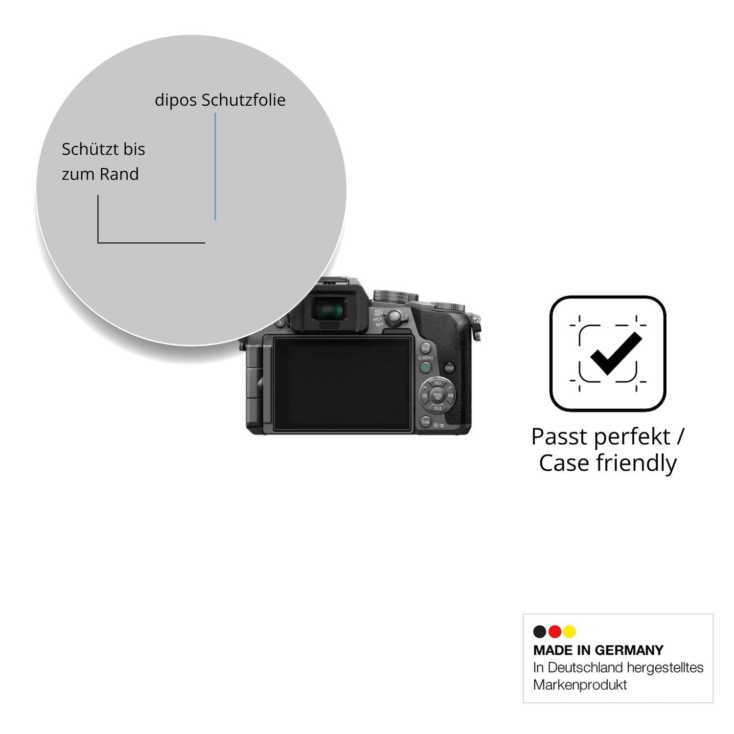 2x 9H Schutzfolie für Panasonic DMC-G7 Panzerfolie (6)